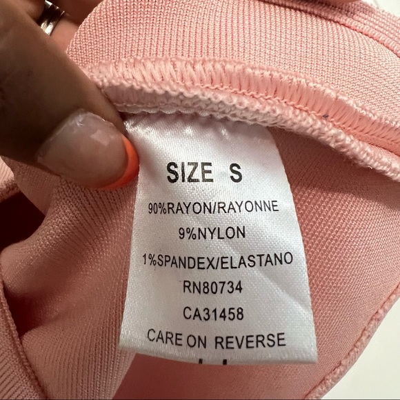 WOMEN’S one shoulder ruffle Bandage dress - Picture 4 of 4